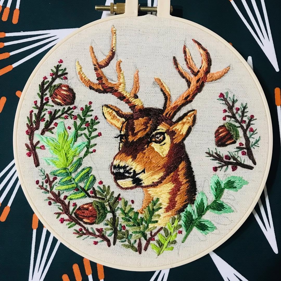刺繡作品 1
