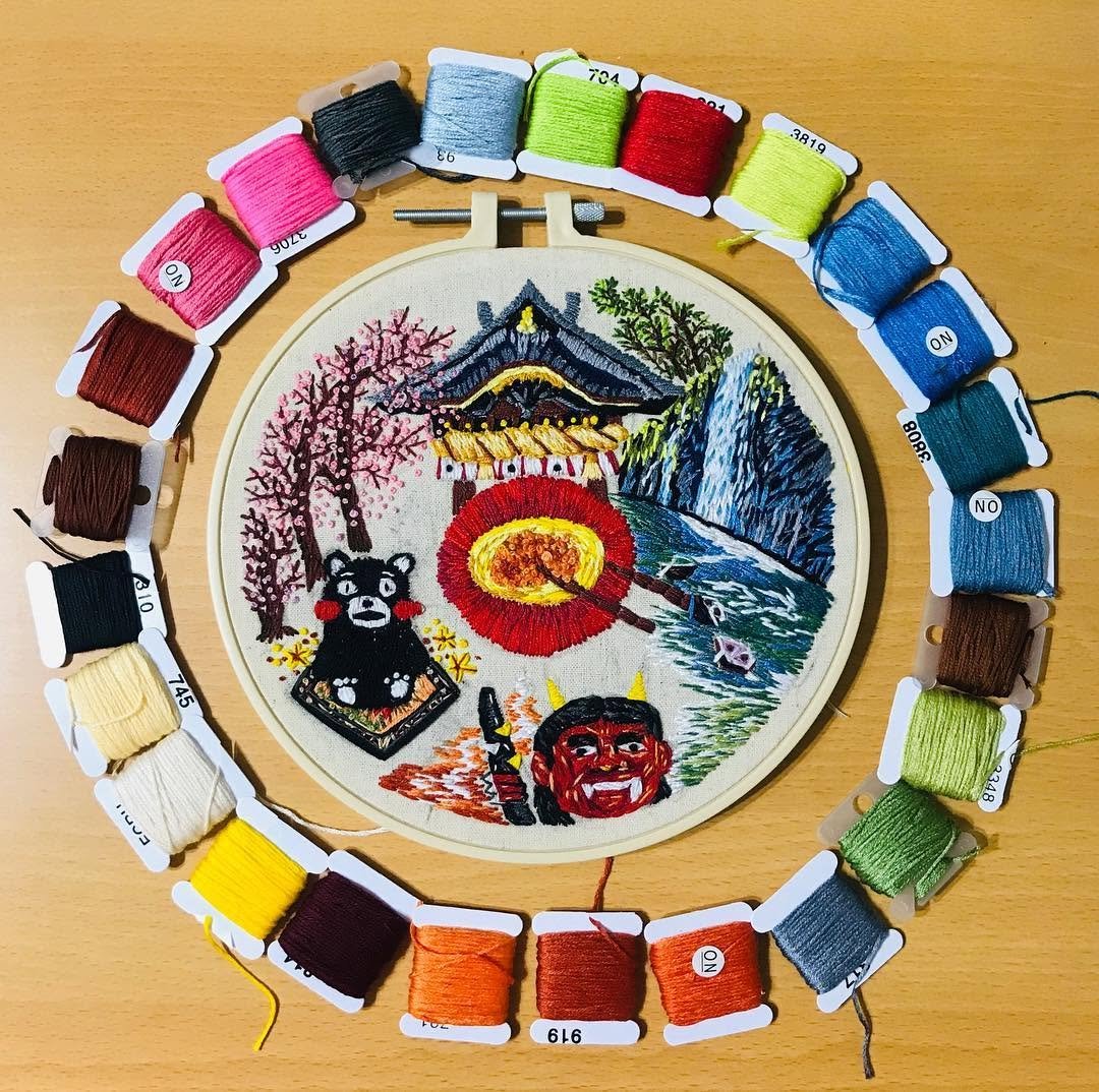 刺繡作品 2